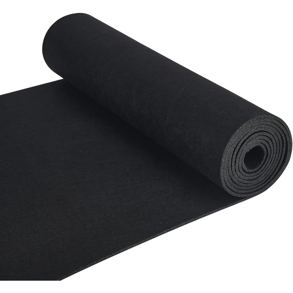 Felt Sheet Wool - 펠트 원단 롤, 블랙 공예 펠트
