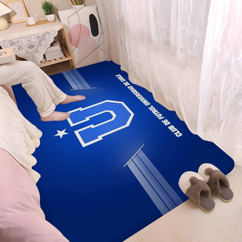 Embroidery University - 칠레 U-대학교 로고 바닥 매트 어린이